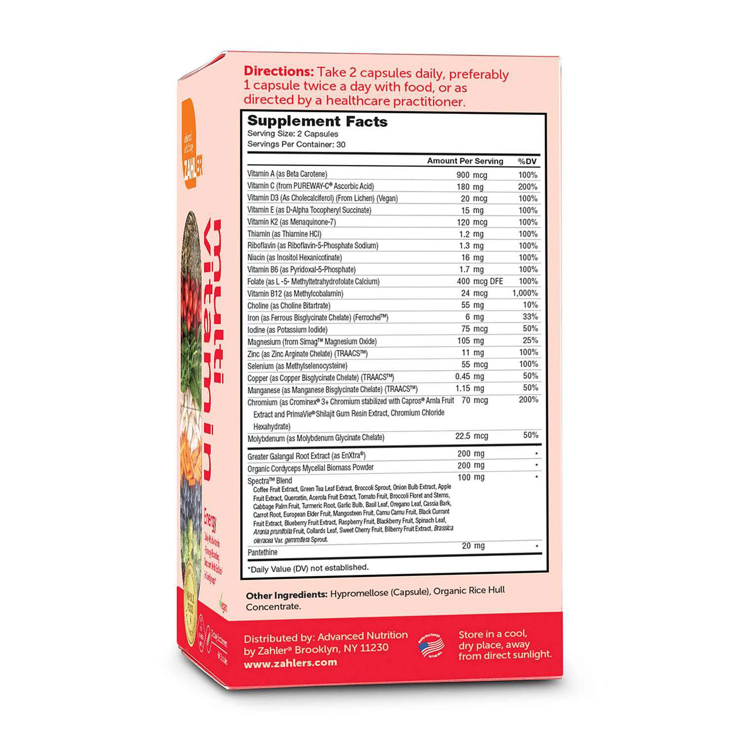 Multi Vitamin Energy - 60 Capsules (30 Servings)